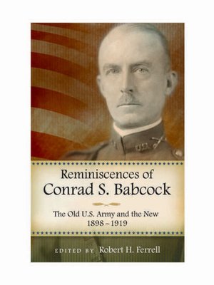 cover image of Reminiscences of Conrad S. Babcock